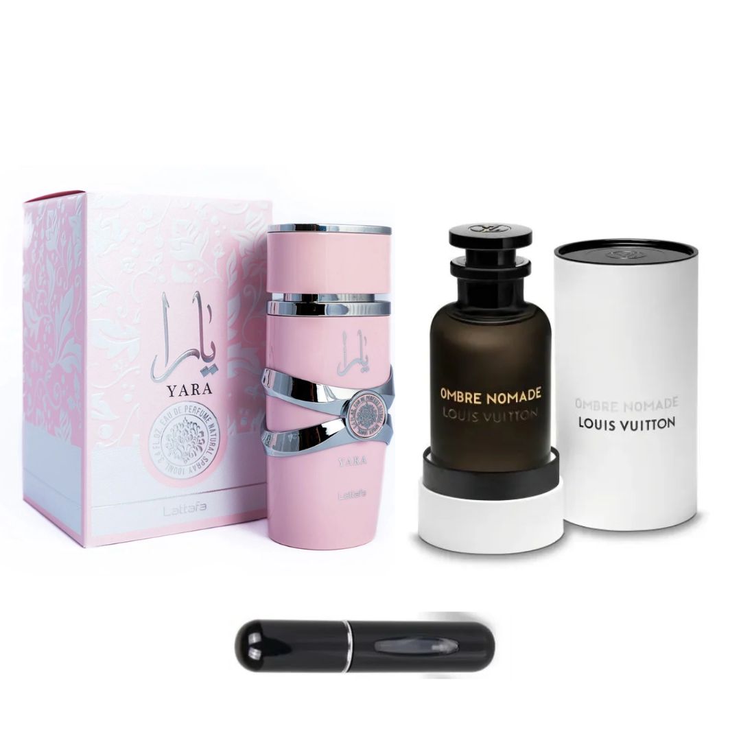 PERFUMES KIT YARA + OMBRENOMADA+PERFUMER